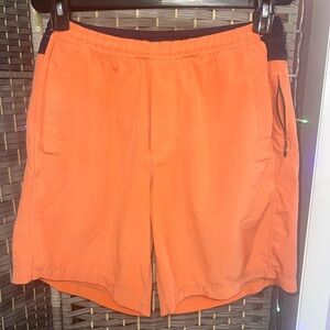 Birddogs Coral and Navy Blue Athletic Shorts with Waistband